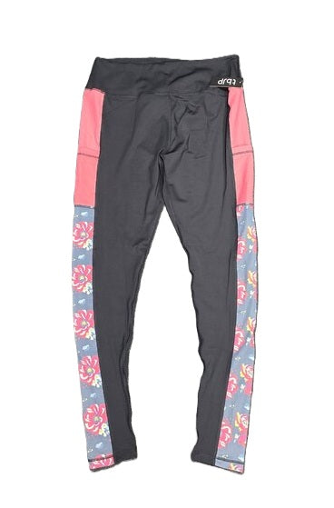 Trained by JP TBJP Leggins, Floral - X-Large