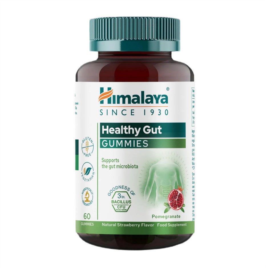 Himalaya Healthy Gut Gummies, Natural Strawberry - 60 gummies