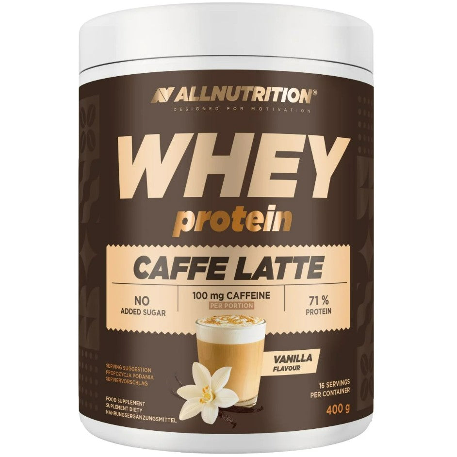 Allnutrition Whey Protein Caffe Latte, Vanilla - 400g