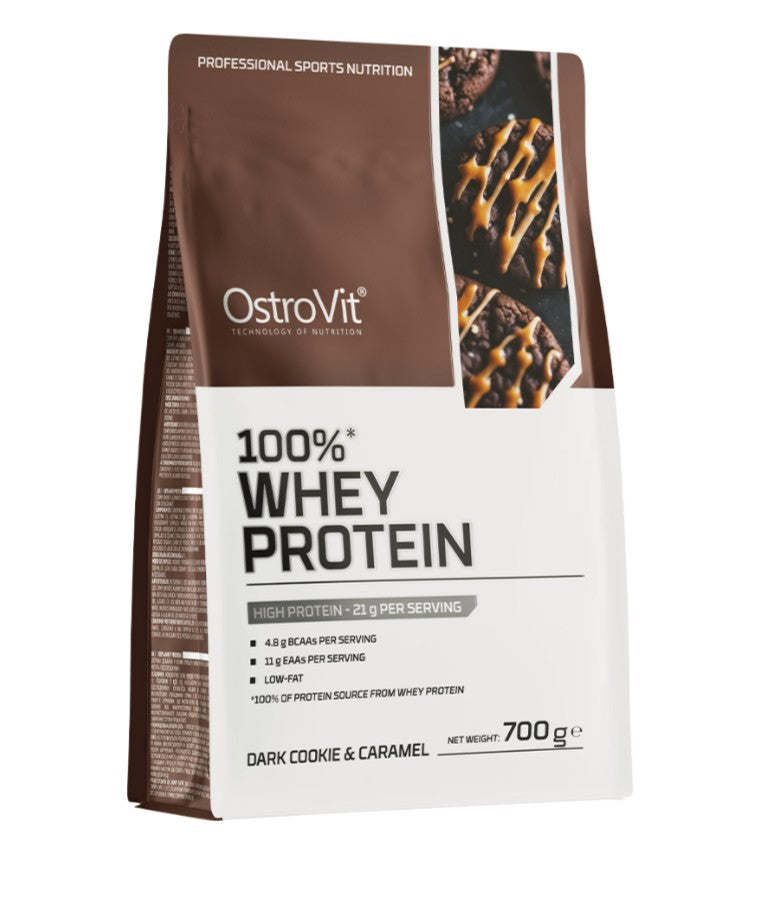 OstroVit 100% Whey Protein, Dark Cookie & Caramel - 700g