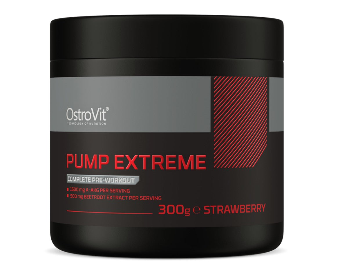 OstroVit Pump Extreme Pre-workout, Strawberry - 300g