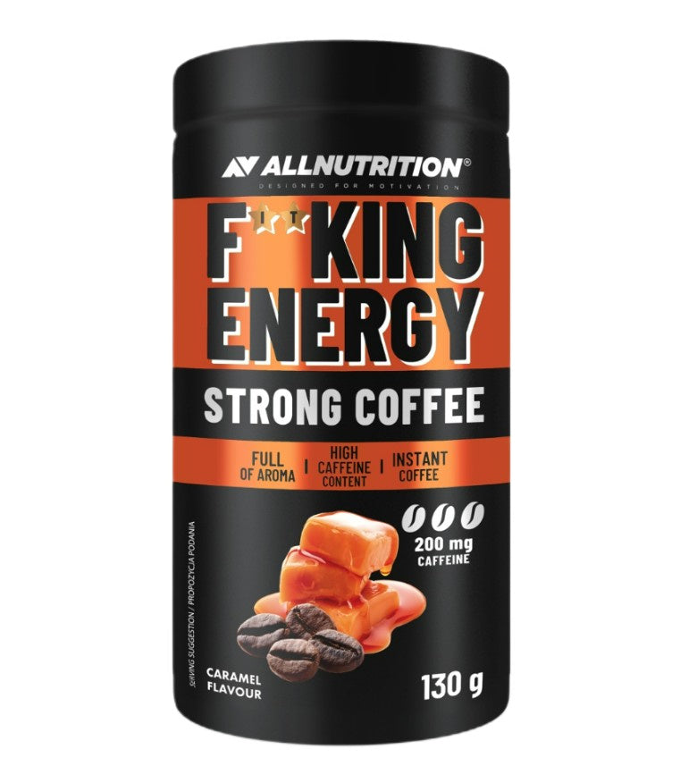 Allnutrition Fitking Energy Strong Coffee, Caramel - 130g