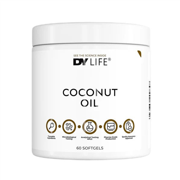 Dorian Yates DY LIFE Coconut Oil - 60 softgels