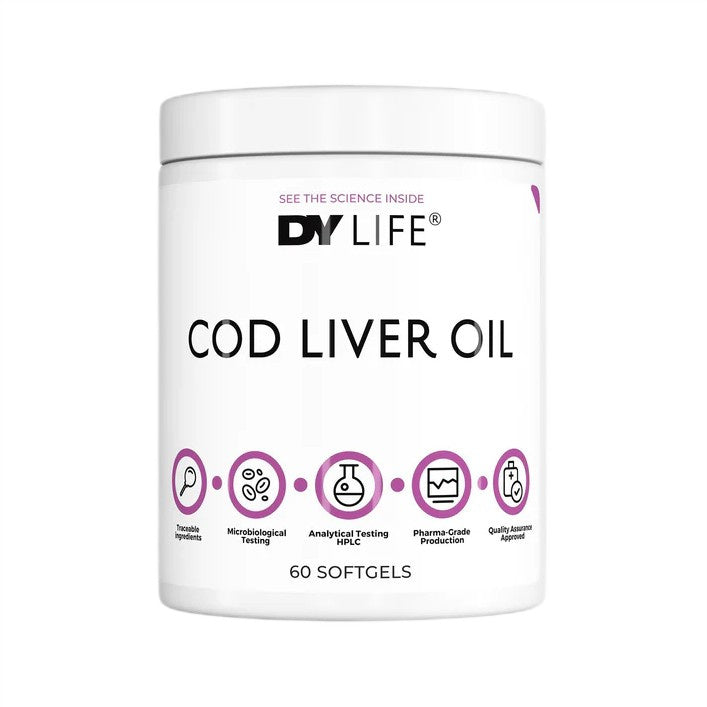 Dorian Yates DY LIFE Cod Liver Oil - 60 softgels