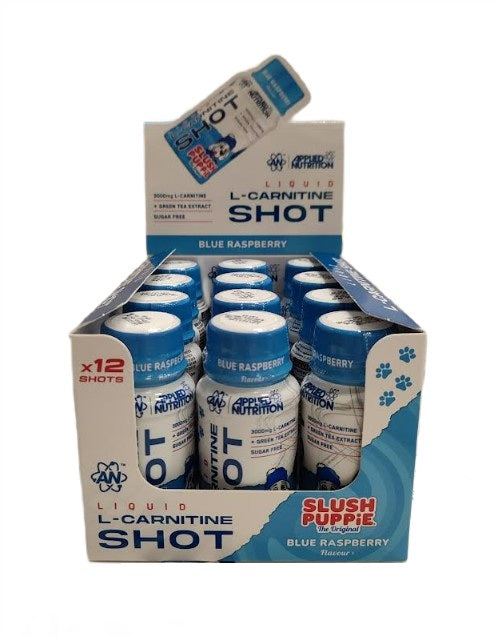 Applied Nutrition Liquid L-Carnitine Shot, Slush Puppie Blue Raspb