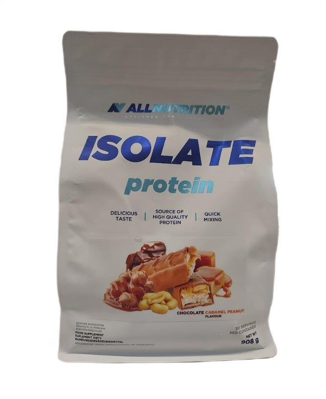 Allnutrition Isolate Protein, Chocolate Caramel Peanut - 908g