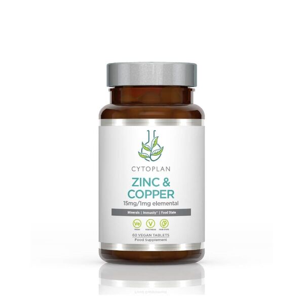 Cytoplan Zinc & Copper - 60 tablets