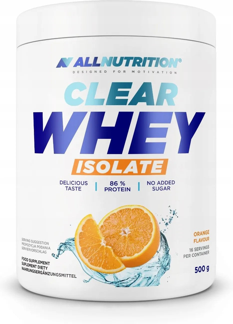 Allnutrition Clear Whey Isolate, Orange - 500 grams