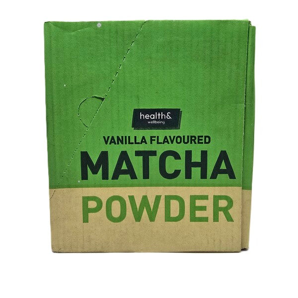 Health&Wellbeing Matcha Powder, Vanilla - 6 x 75g
