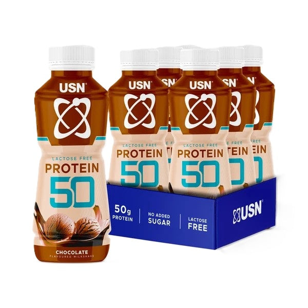 USN Protein 50, Chocolate - 6 x 500 ml.