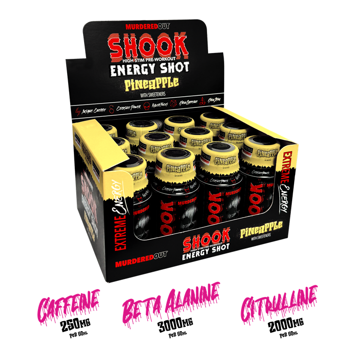 Murdered Out Shook Energy Shot 12x60ml