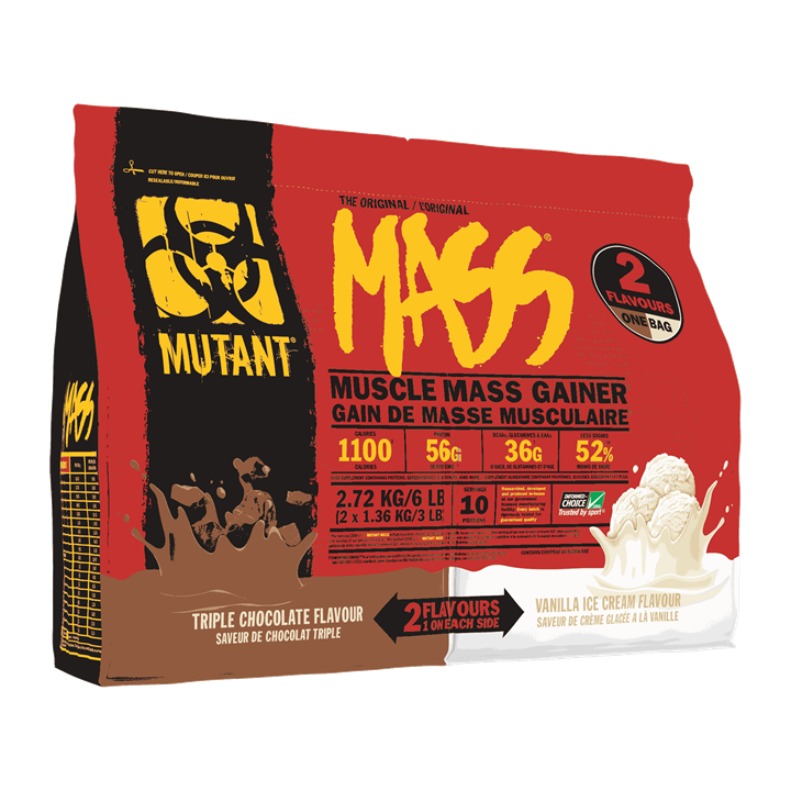 Mutant Mass Dual Chamber 2.72kg Choc & Choc Fudge Brownie