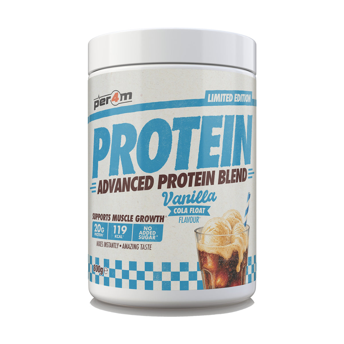 Per4m Advanced Protein, Vanilla Cola Float - 800g