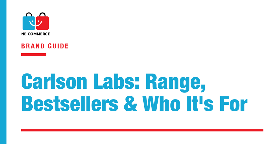 Carlson Labs: Range, Bestsellers & Who It's For — NE Commerce