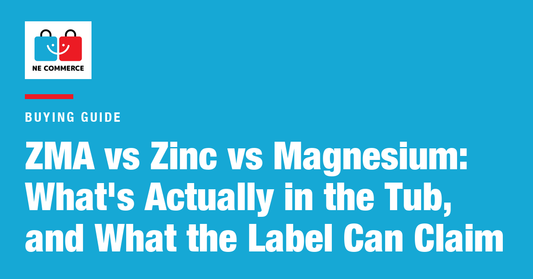 ZMA vs Zinc vs Magnesium: What's Actually in the Tub, and What the Label Can Claim — NE Commerce