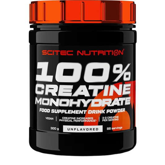 SciTec 100% Creatine Monohydrate, Unflavored - 300g