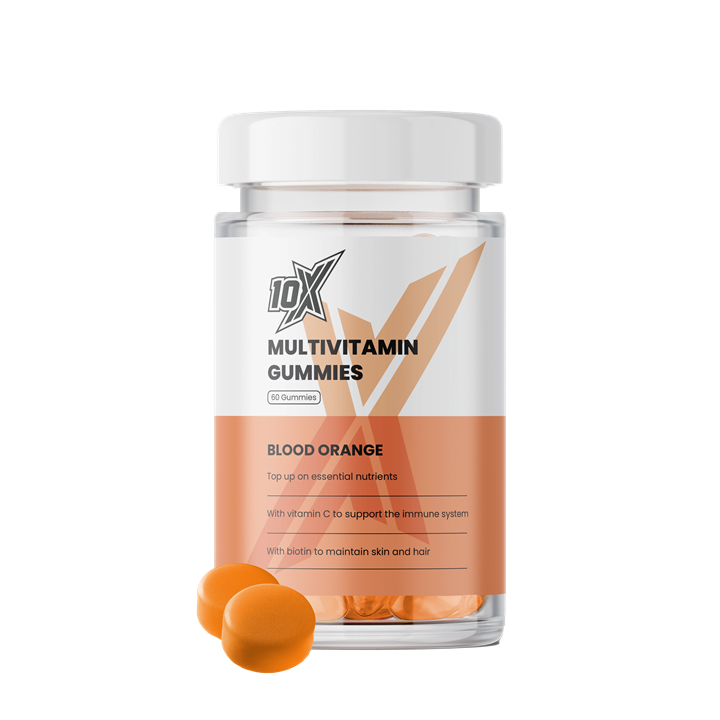 10X Athletic MultiVitamin Gummies 60Softgels Blood Orange