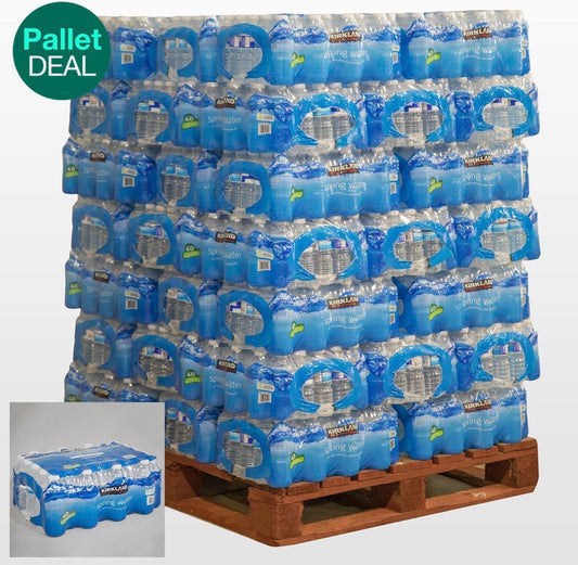 Kirkland Signature Natural Spring Water (40 x 500ml) — Pallet Deal (49 Cases)