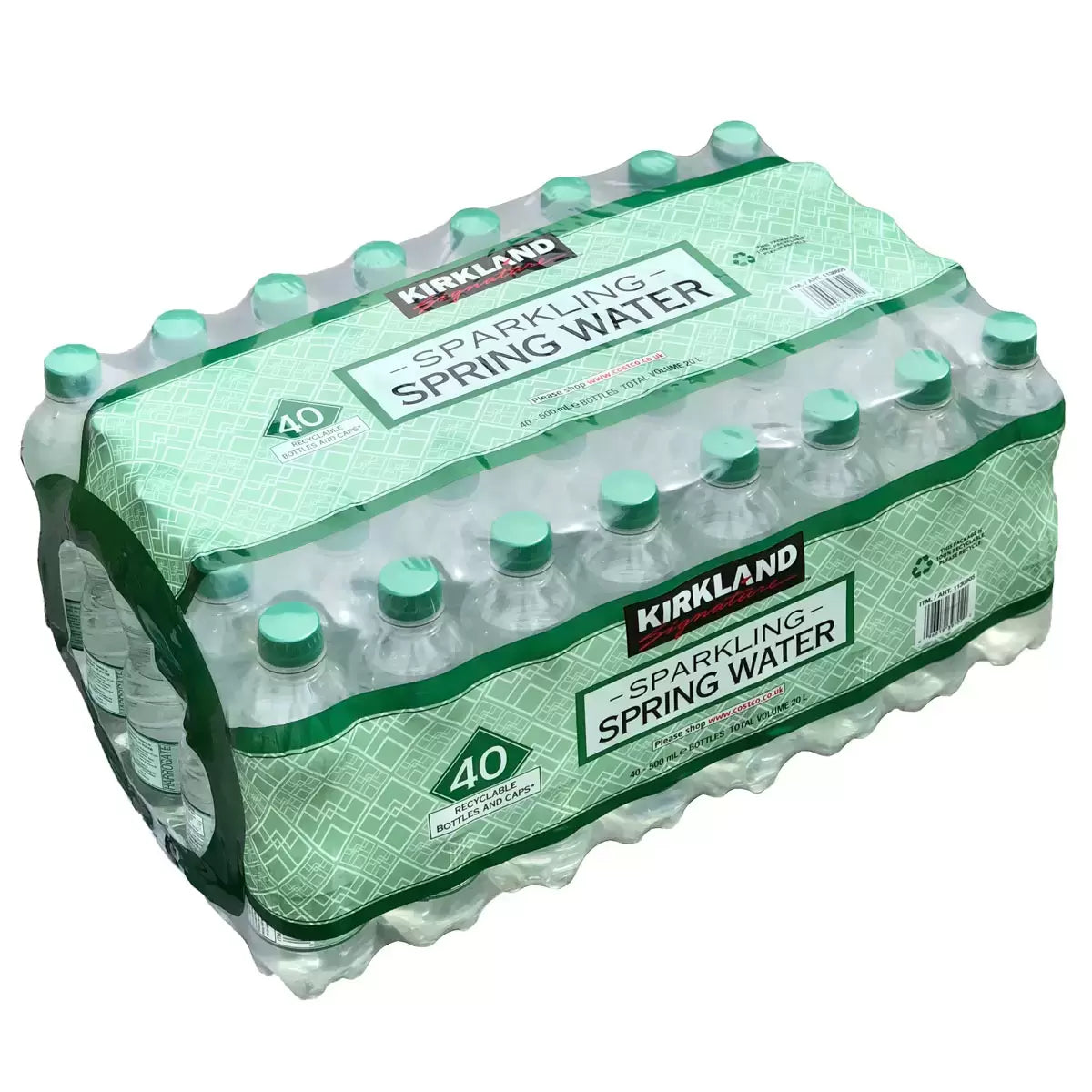 Kirkland Signature Sparkling Spring Water (500ml) — Pallet Deal (49 Cases)