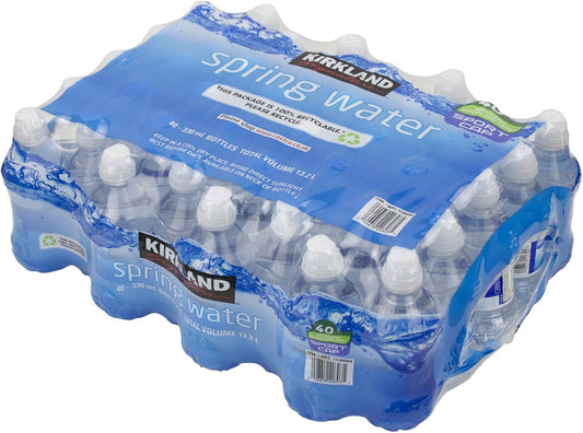 Kirkland Signature Sports Cap Spring Water, 40 x 330ml
