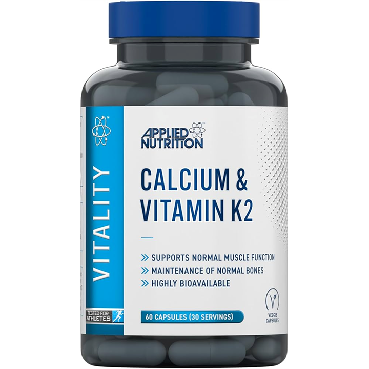 Applied Nutrition Calcium + Vitamin K2 60 Caps