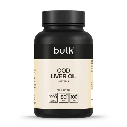 Bulk Cod Liver Oil 1000mg 90 Softgels