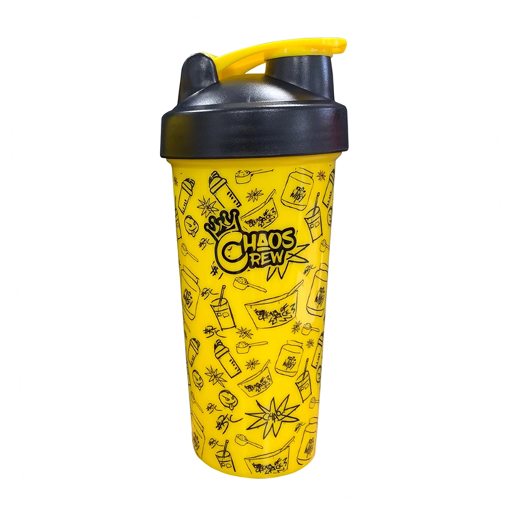 Chaos Crew Graffiti Shaker 600ml Yellow