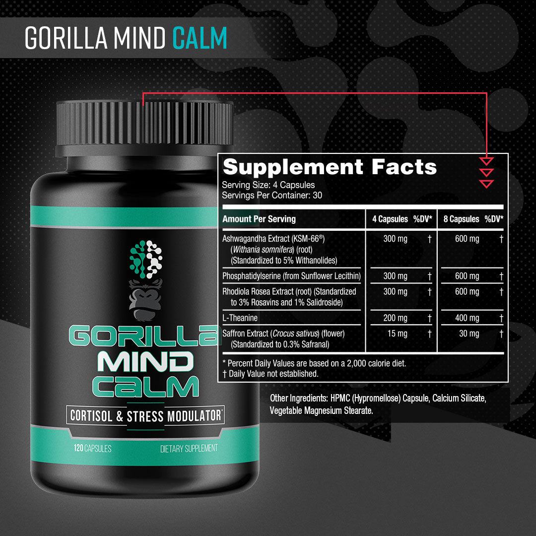 Gorilla Mind Calm - 30 servings