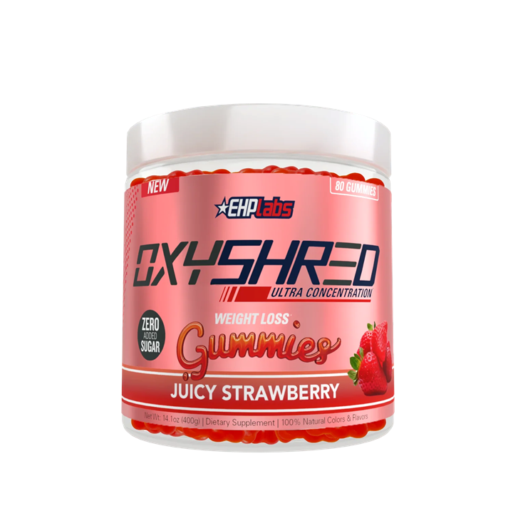 EHP Labs OxyShred Gummies 400g Juicy Strawberry