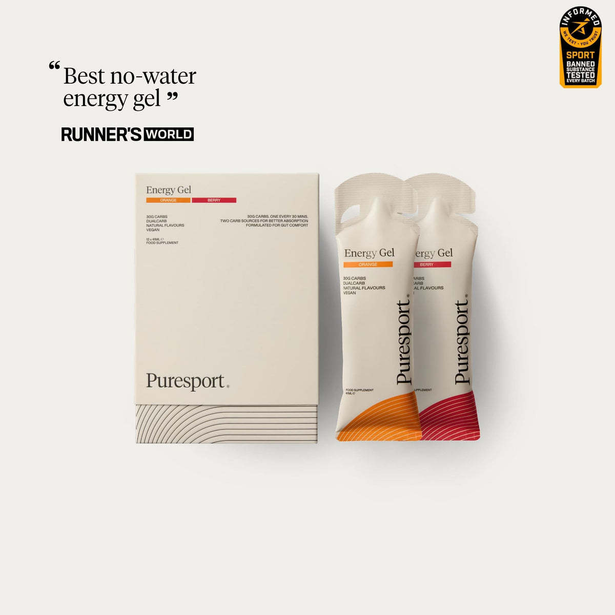 Puresport Energy Gel 12 Pack