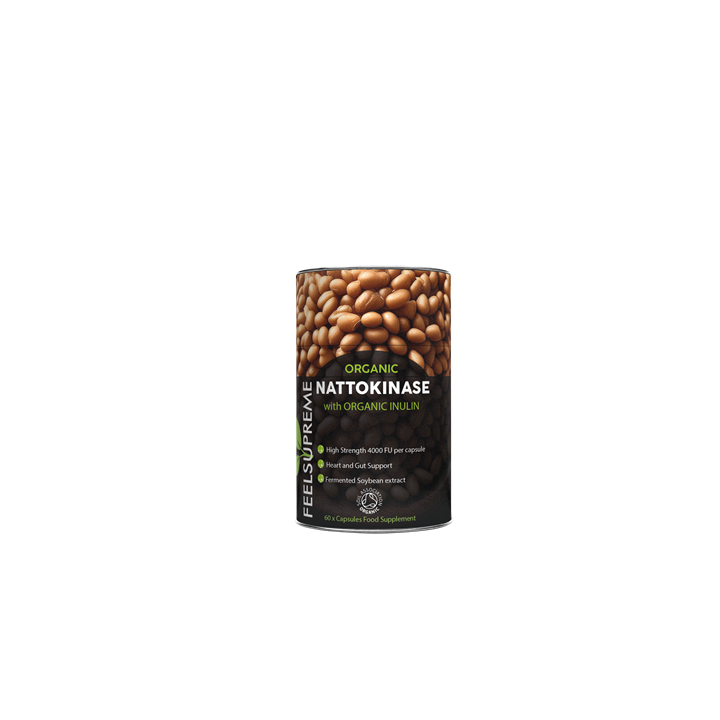 Feel Supreme Organic Nattokinase with Inulin Supplement 60 Caps