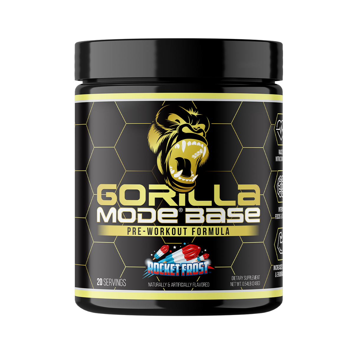 Gorilla Mind Gorilla Mode Base Pre-Workout - 427g