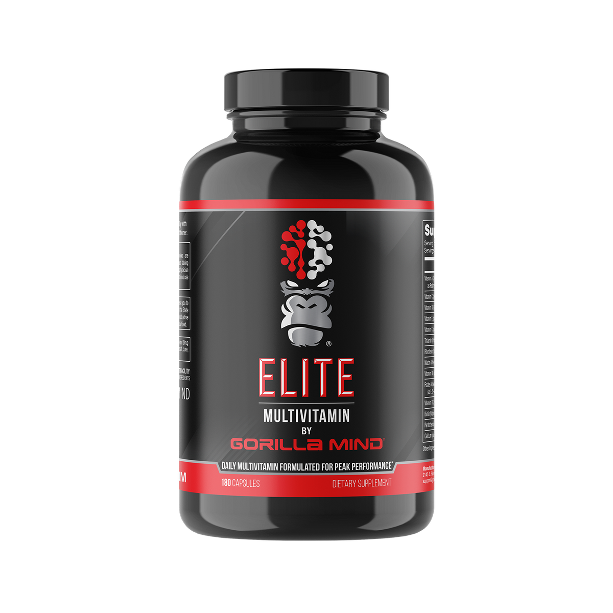 Gorilla Mind Elite Multivitamin - 180 caps