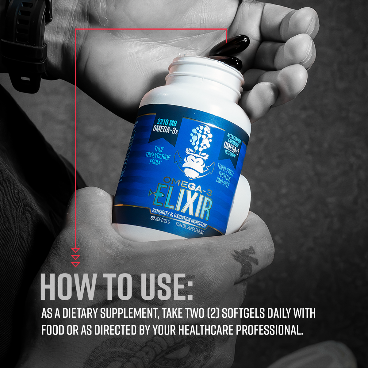 Gorilla Mind Omega-3 Elixir - 30 servings