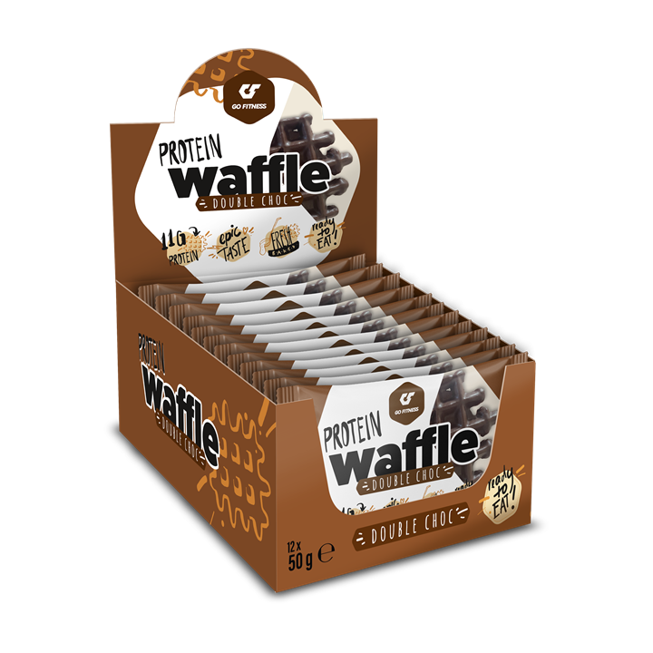 Go Fitness Protein Waffle 12x50g Raspberry