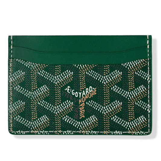 Goyard Saint Sulpice Green Card Holder (USED - VERY GOOD CONDITION)