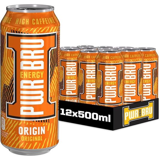 Irn-Bru Pwr-Bru Original 12x500ml Orange