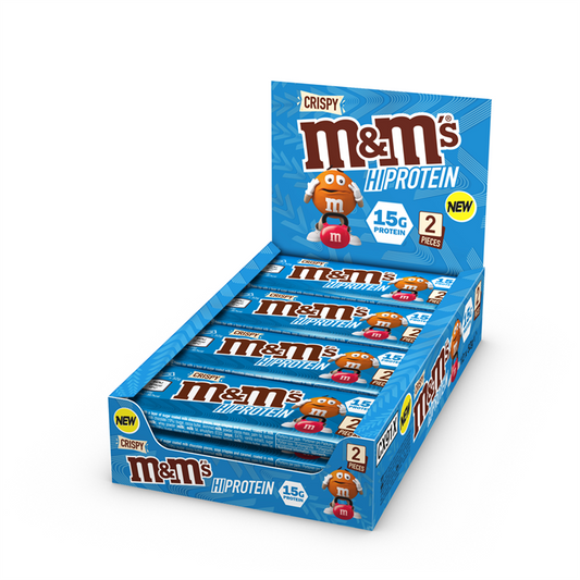 M&M Hi-Protein Bar 12x51g Chocolate