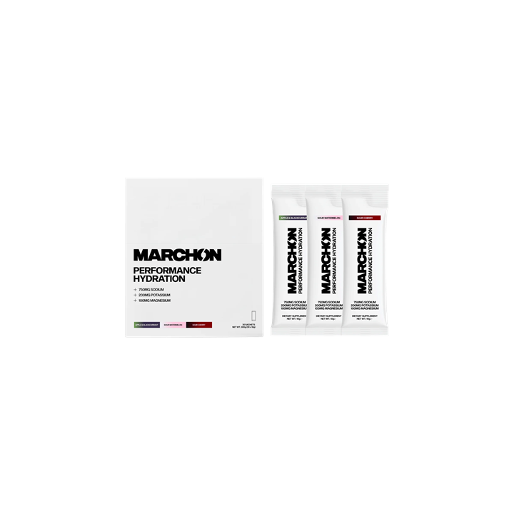 Marchon Supplements Performance Hydration Electrolyte Powder Sachets 30x10g