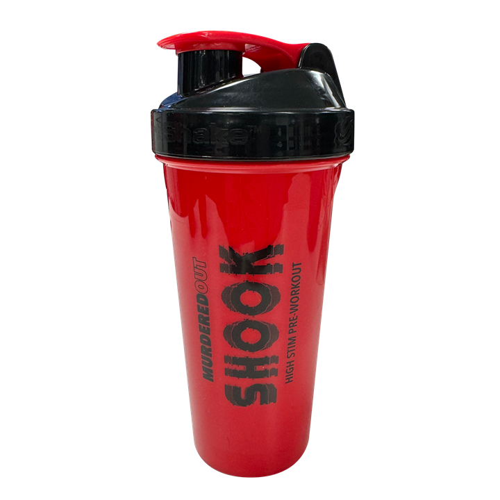 Murdered Out Smartshake Shook Shaker 600ml Red & Black
