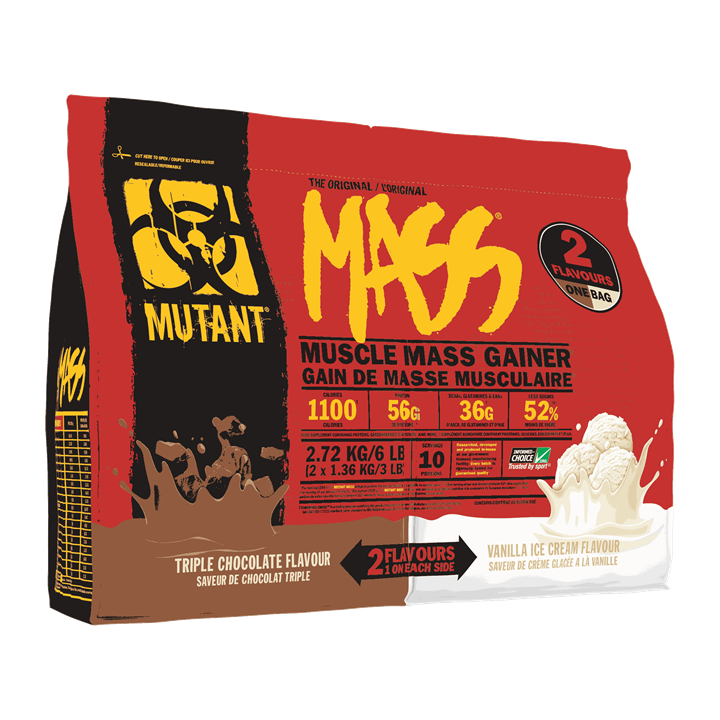 Mutant Mass Dual Chamber 2.72kg Choc & Choc Fudge Brownie