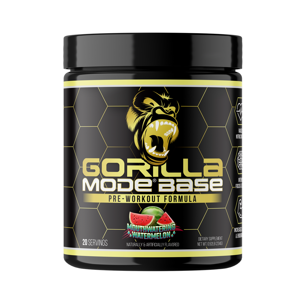 Gorilla Mind Gorilla Mode Base Pre-Workout - 427g