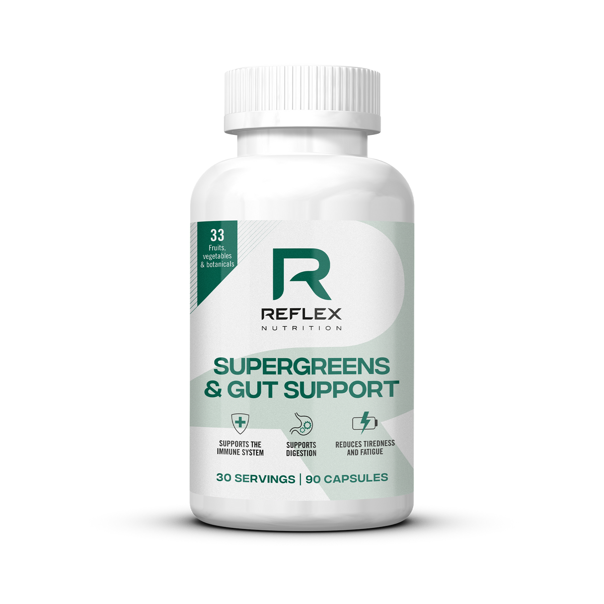 Reflex Nutrition Supergreens & Gut Support 90 Veg Caps