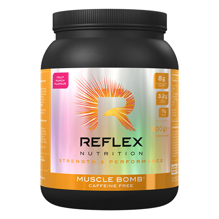 Reflex Nutrition The Muscle Bomb - CAFFEINE FREE 400g Sherbet Lemon