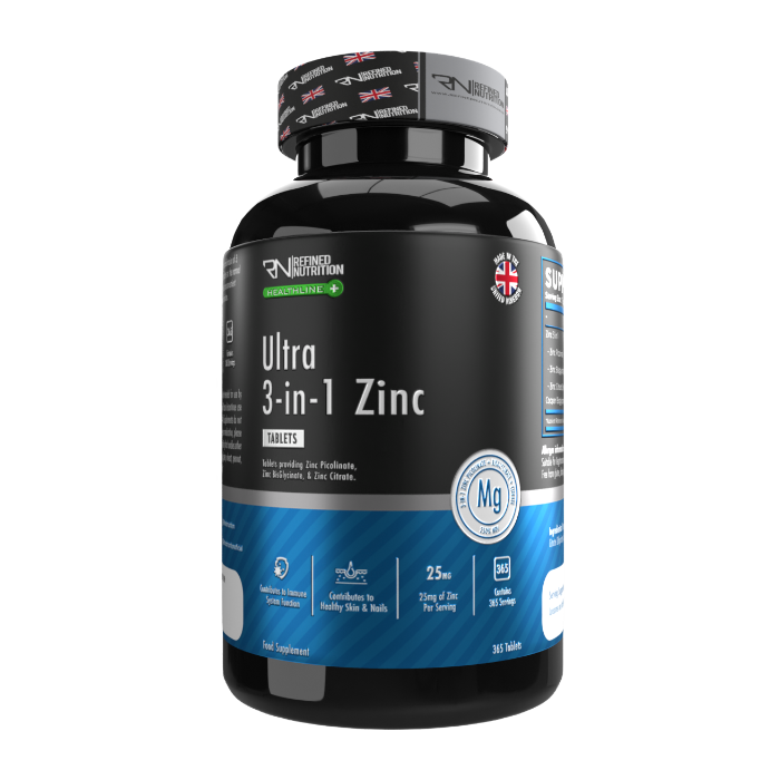 Refined Nutrition Ultra Zinc 3-in-1 365 Tabs