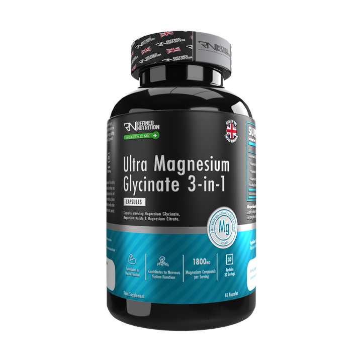 Refined Nutrition Ultra Magnesium Glycinate 3-in-1 90 Caps