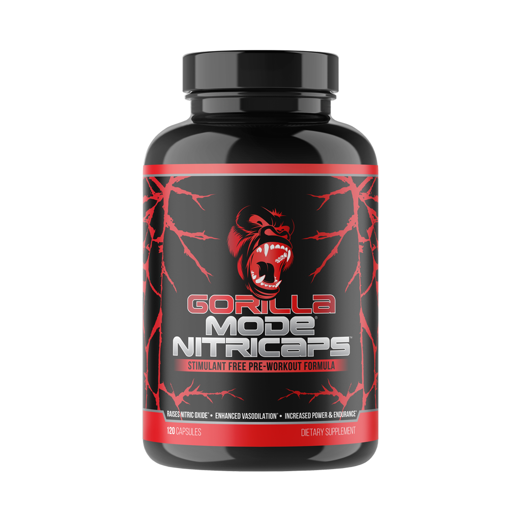 Gorilla Mind Gorilla Mode Nitricaps - 120 caps