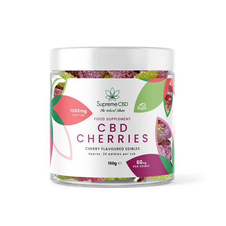 Supreme CBD Super Stength CBD Gummy Small Tub (1200mg) 150g - view 2