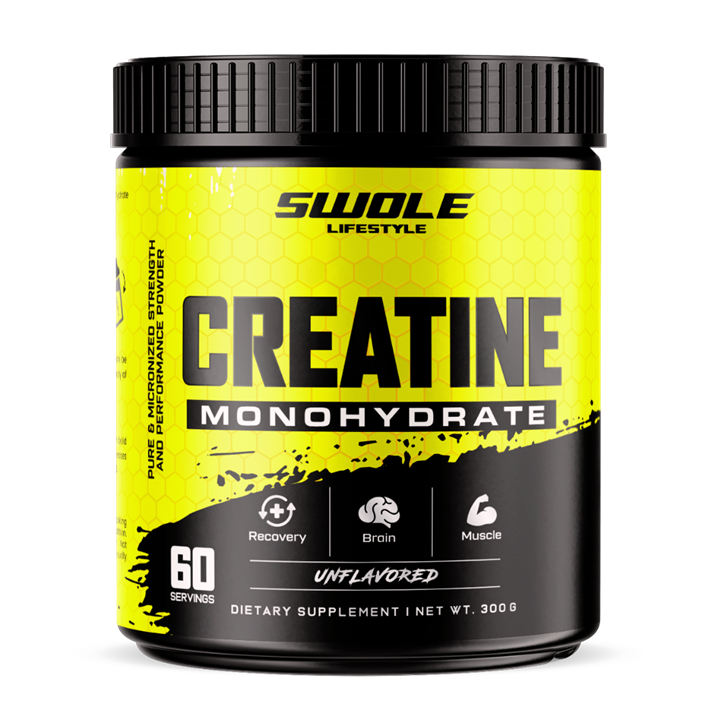 SWOLE Lifestyle Creatine Powder Micronised 300g Unflavoured