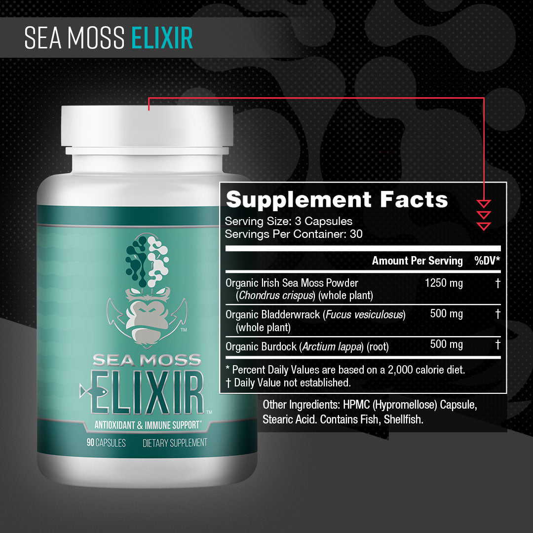 Gorilla Mind Sea Moss Elixir - 30 servings